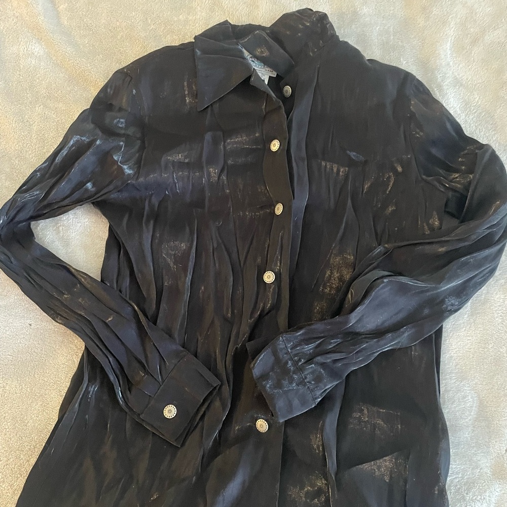 Black Button-Up Shirt